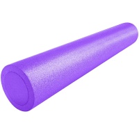 Ролик для йоги полнотелый 2-х цветный (фиолетовый/фиолетовый) 90х15см. (B34501) PEF90-14