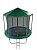 Батут 8FT 2,44м Sport Elite HOME с принтом, защитной сеткой и крышей FR-30-8FT